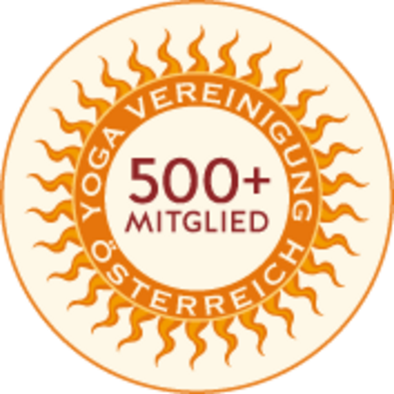 500+ Mitglied der Yoga Vereinigung Österreich